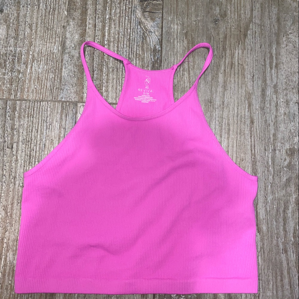 Altar’d state revival hot pink tank top